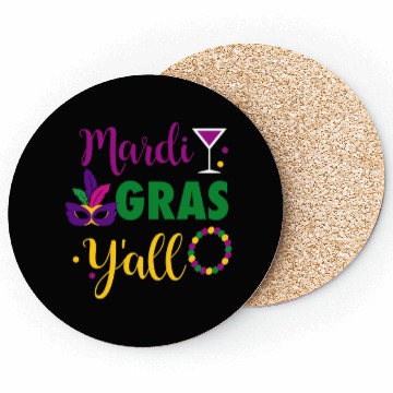 Discover Mardi Grass Y'All Coasters