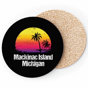 Discover Summer Vacation Mackinac Island Coasters