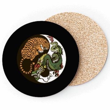Discover Yin yang tiger & dragon Coasters