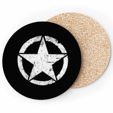 Discover Vintage US Army White Stars Coasters