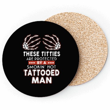 Discover there titties are protected by a smoking hot tatto Coasters