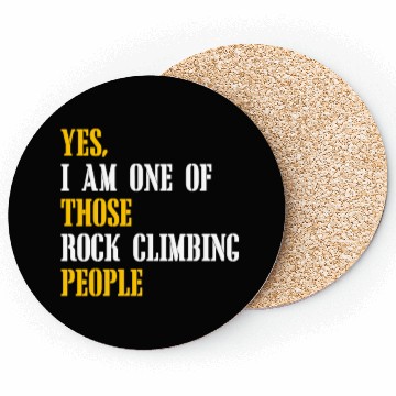 Discover Rock climbing people Coasters