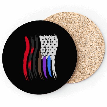 Discover Jiu Jitsu BJJ Flags Vertical Light Coasters