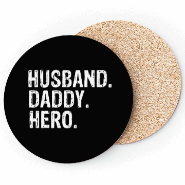 Discover Husband Daddy Hero Father's Day Gift Birhday Coasters