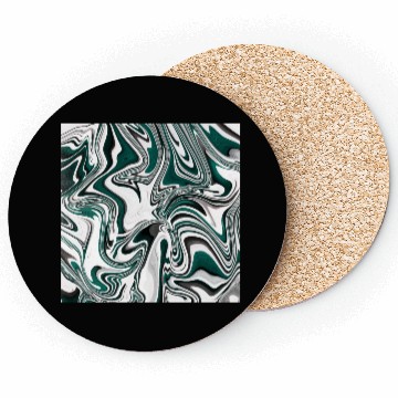 Discover Abstract Pattern Marble Coasters