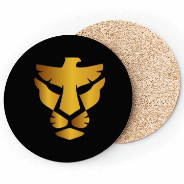 Discover lion & eagle face Coasters