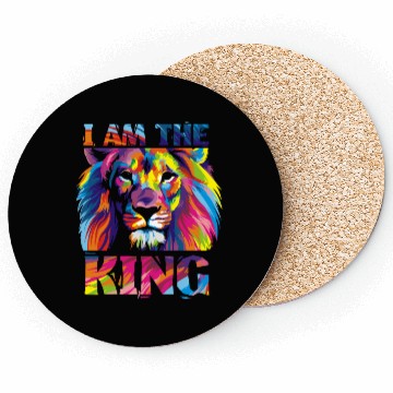 Discover I Am The King - Lion - Total Basics Coasters