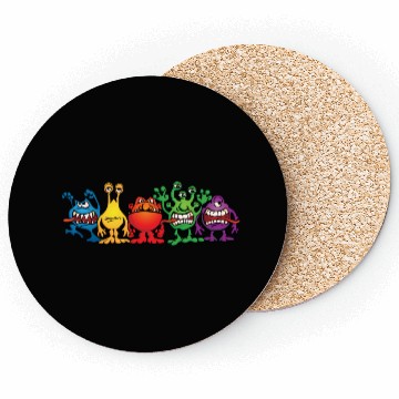 Discover Alien Friends Coasters