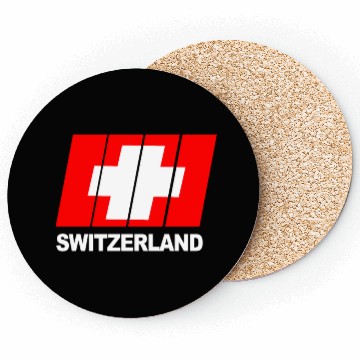 Discover Switzerland Flagg Coasters