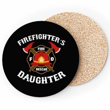 Discover Firefighter's Daughter Coasters