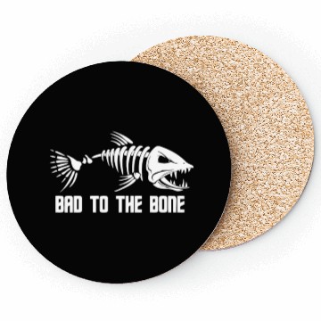 Discover Bad To The Bone Fish Coasters