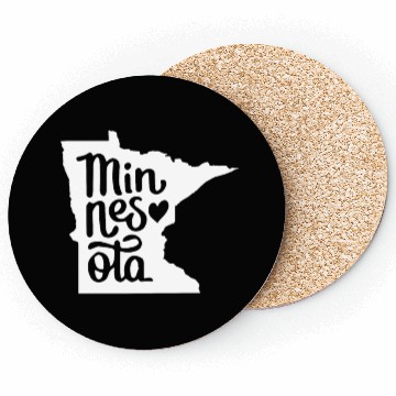 Discover Minnesota Home State Minnesota music Coasters