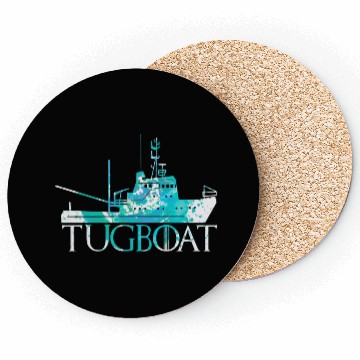 Discover Funny Tugboat - Ship Vessel Floating - Sailing Coasters