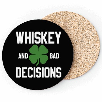 Discover Ireland Whiskey St Patricks Day Coasters