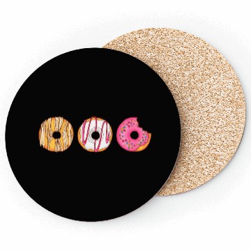 Discover Donuts Bakery Cookie Candy Sweets Cake Confiserie Coasters