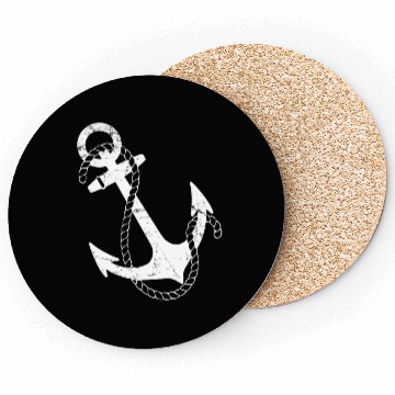 Discover Retro Nautical Anchor Coasters