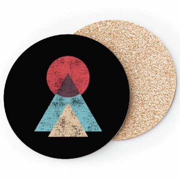 Discover Mountains Sun Nature Abstract Coasters
