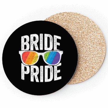 Discover Bride Pride Bachelorette Party Coasters LGBT Pride Lesbian