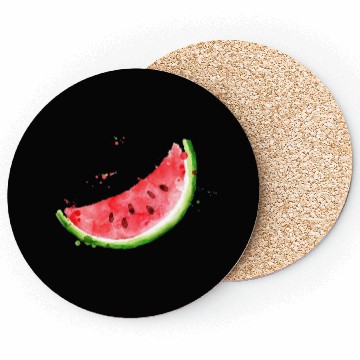Discover Image: Watercolor, Watermelon Coasters