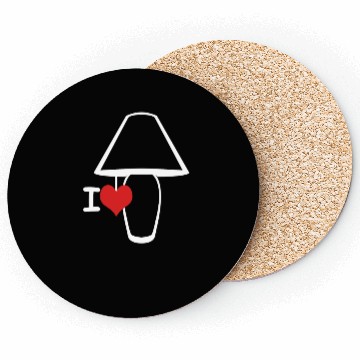 Discover I Love Lamp Coasters