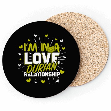 Discover Durian Fruit Love Vegan Coasters