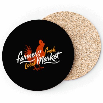 Discover Rooster Farmers Market Coasters