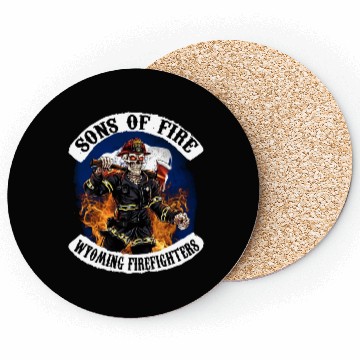 Discover sons of fire wyoming firefighter Coasters