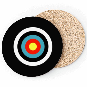 Discover Bullseye Archery Target Shooter Rings Coasters