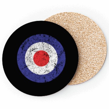 Discover Royal Air Force World War II Spitfire Logo Retro Coasters