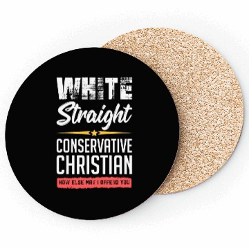 Discover Funny political conservative Christian gift idea Coasters