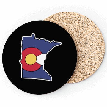 Discover Colorado Flag Minnesota State minnesota grandpa Coasters