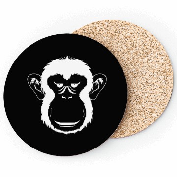 Discover Bored Monkey Face Coasters