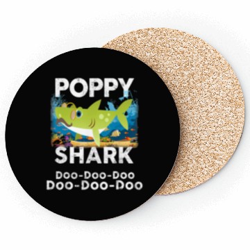 Discover Poppy Shark Coasters Doo Doo Doo Family Gift T Sh