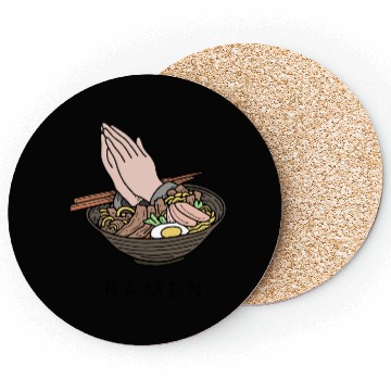 Discover Amen Ramen Phone jesus chef Coasters