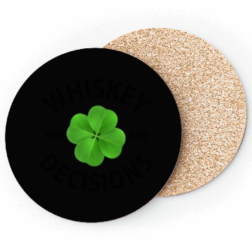 Discover Green Irish Shamrock Coasters St Patricks Day