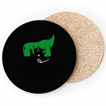 Discover T-Rex hates minigolf miniature golf dinosaur Coasters