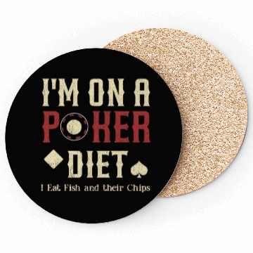 Discover poker card gamling bluffing Coasters