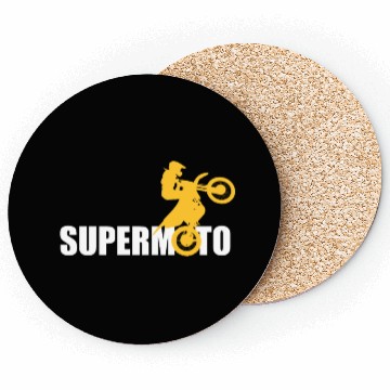 Discover Supermoto Motorcycle - Gift for Men and Bikers Coasters