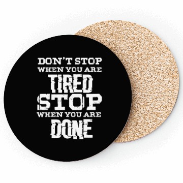 Discover Jogging Running Walking Motivation Coasters