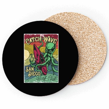 Discover Catch the Wave, San Diego Surf Club Coasters
