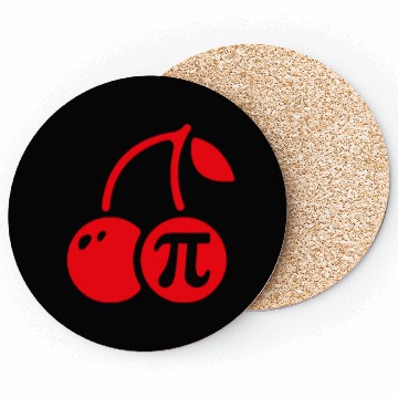 Discover Cherry Pi Day Coasters Funny Math Nerd Pie Teacher