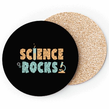 Discover Science Rocks Scientist Teacher Student Gift Coasters