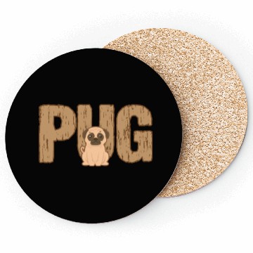 Discover Pug Coasters