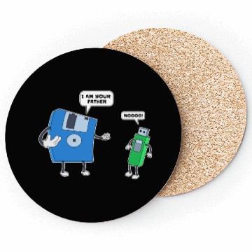 Discover Computer Engineering Father & Son Floppy Disk Gift Coasters
