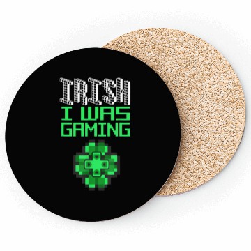 Discover Video Game Gaming St Patricks Day Gamer Coasters