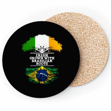 Discover Irish Grown With Brazilian Roots Coasters