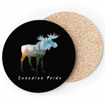 Discover Moose - Canadian Pride Coasters