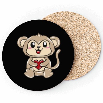 Discover Monkey heart Coasters