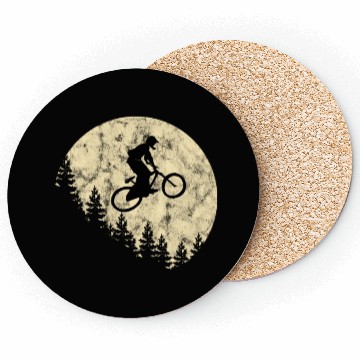 Discover Mountain Bike Biker Downhill MTB BMX Coasters