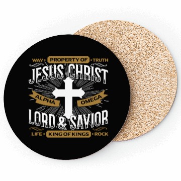 Discover way property of truth jesus christ alpha omega lor Coasters